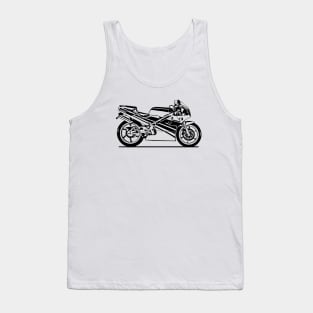 NSR250 Motorcycle Sketch Art Tank Top